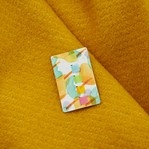Kanmido Cocofusen x Ayano Rabbit Linen with orange scent M Sticky Notes with Refillable Card Cases