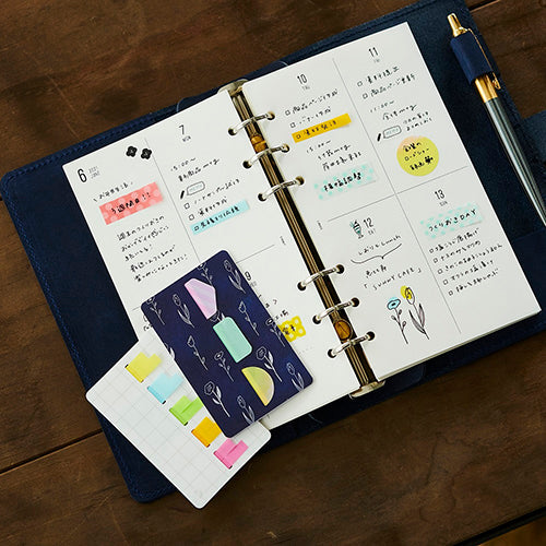 Kanmido Cocofusen x Ayano Usamura Desk Stationery Drawer S Sticky Notes with Refillable Card Cases