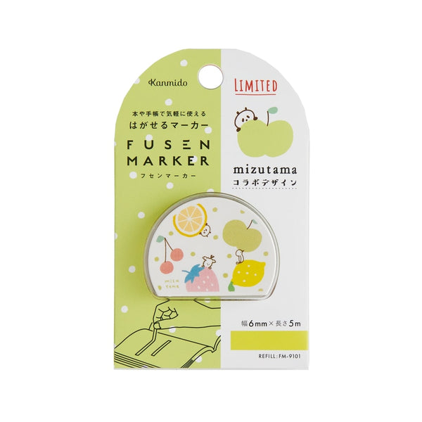 Kanmido Fusen Marker x mizutama Fruit Basket Sticky Note FMX