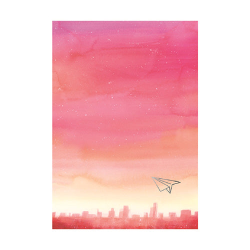 Kitera Shoji Sora Jikan Postcard Sunset Over the Town
