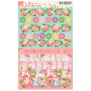 Ryuryu Cherry Blossom & Rabbit Spring 3-Way: Separate, Stick & Stack Stickers HCSN01