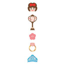 Ryuryu Hinamatsuri Doll Spring 3-Way: Separate, Stick & Stack Stickers HCSN07
