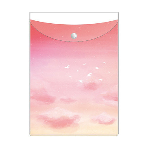 Document Case (Flat/Migratory Bird/18x25cm/Ryu-Ryu/SMCol(s): Pink)