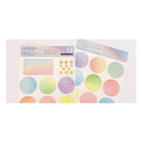 Stickers (For Writing Message on Shikishi Board/Rainbow/15.7x20.5cm (1 Set/Ensemble)/Ryu-Ryu/SMCol(s): Multicolour)