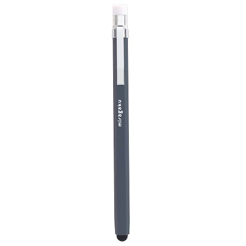 Kutsuwa Hexagonal Stylus Pen with Clip Black