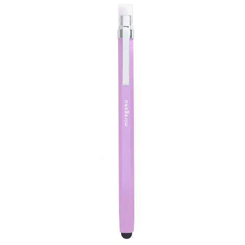 Kutsuwa Hexagonal Stylus Pen with Clip Purple