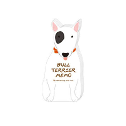 Bull Terrier Die-Cut Paper Memo Pad ETN-111