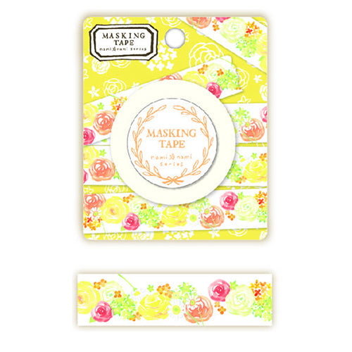 Clothes-Pin Nami Nami Citrus Rose Masking Tape MT1402