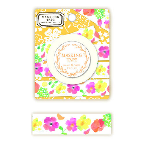 Clothes-Pin Nami Nami Moss Rose Purslane Masking Tape MT1402