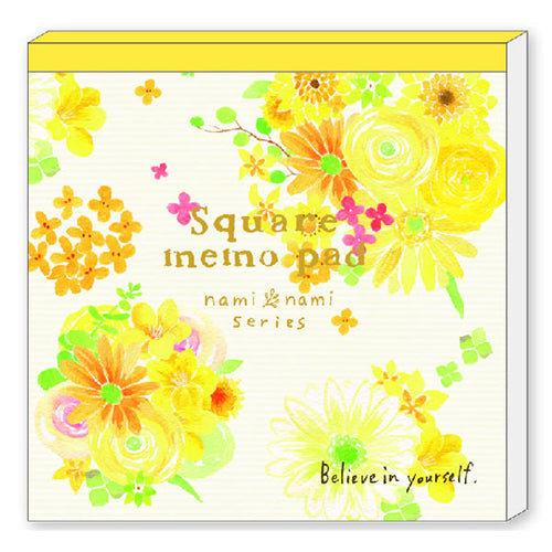 Clothes-Pin Nami Nami Yellow Flower Memo Pad MM14153