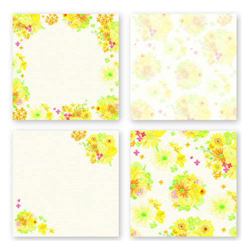 Clothes-Pin Nami Nami Yellow Flower Memo Pad MM14153