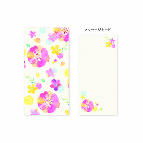Clothes-Pin Nami Nami Flower With Message Cards Japanese Tip Envelopes KP14225