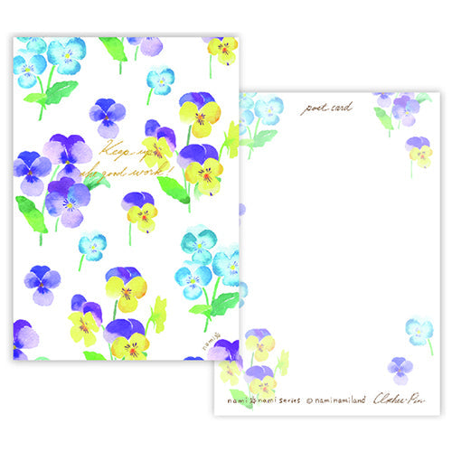 Clothes-Pin Nami Nami Pansy Postcard PC14370