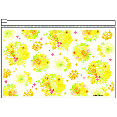 Clothes-Pin Nami Nami Yellow Flower Document Case CP14596