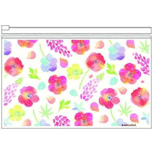 Clothes-Pin Nami Nami Anemone & Lupine Document Case CP14598