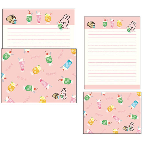 Clothes-Pin Yamami Café: Cream Soda Letter Writing Set LS14952
