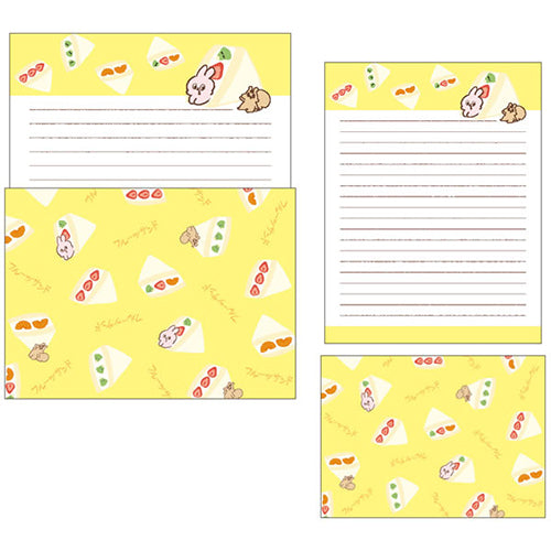 Clothes-Pin Yamami Bakery: Fruit Sandwich Letter Writing Set LS14955