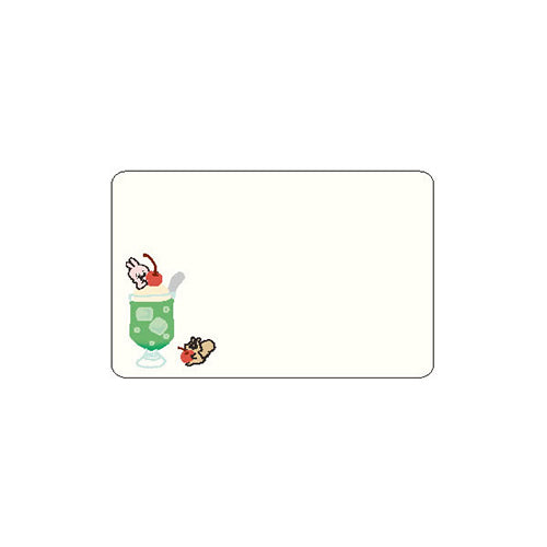 Clothes-Pin Yamami Café: Cream Soda Message Cards MC14960