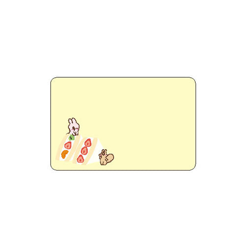 Clothes-Pin Yamami Bakery: Fruit Sandwich Message Cards MC14963