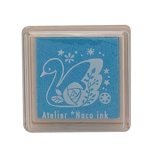 Kodomo No Kao Pale Aqua Swan Stamp Pad 4170-139