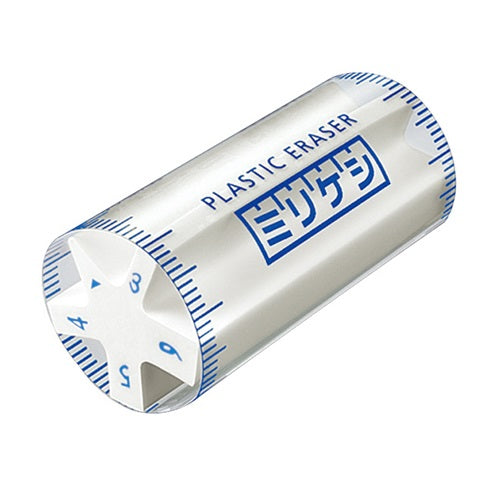 Kokuyo Eraser (Numbered Edges Correspond To Width Of Notebook Line / Erase Single Line At A Time / 6mm / 5mm / 4mm / 3mm / White)