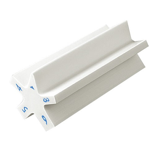Kokuyo Eraser (Numbered Edges Correspond To Width Of Notebook Line / Erase Single Line At A Time / 6mm / 5mm / 4mm / 3mm / White)