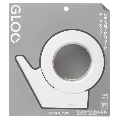 Kokuyo Gloo Glue Tape Cutter Thick Roll White