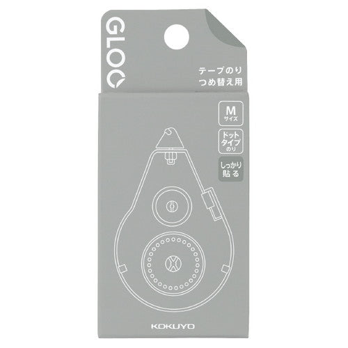 Kokuyo Gloo Glue Tape Refill M Grey