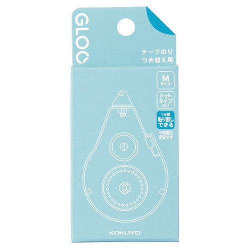 Kokuyo Gloo Glue Tape Refill M Blue