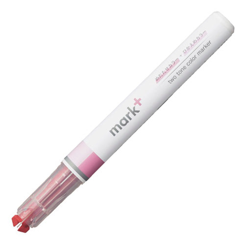 Kokuyo 2-Color Highlighter (Light Pink / Pink / Light Pink,Pink)