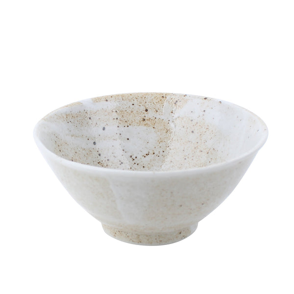 Yukiji Snow Road Ceramic Rice Bowl S