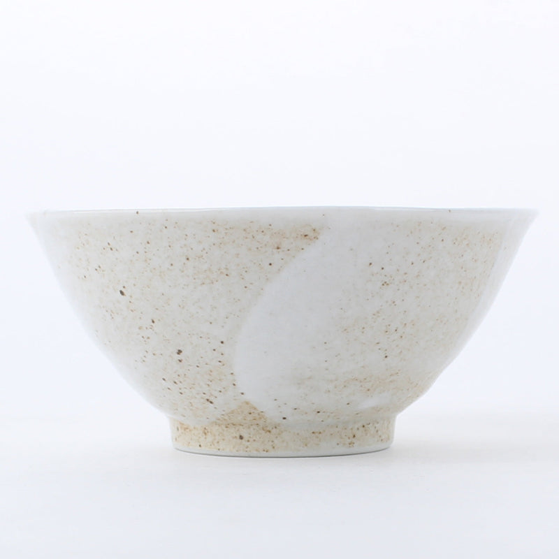 Yukiji Snow Road Ceramic Rice Bowl S