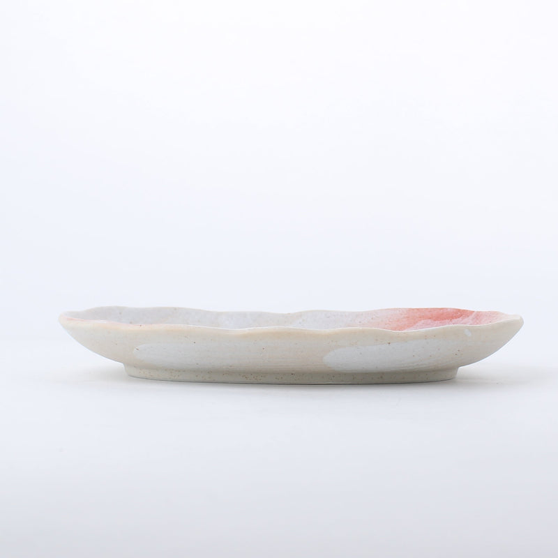 Bumps Cherry Blossom Shino Porcelain Plate