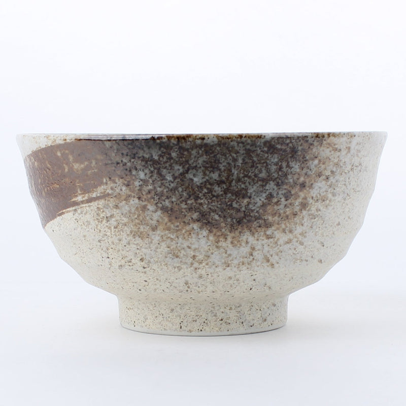 Shino Sabi Hake Brush Strokes Porcelain Bowl d.17.1cm
