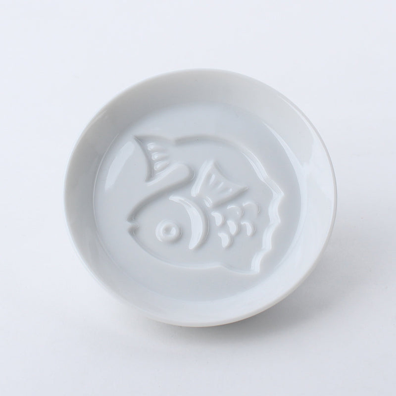 Snapper Porcelain Soy Sauce Plate d.8.1cm