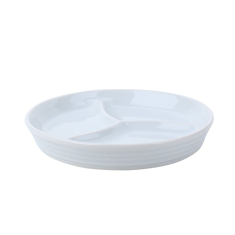 3-Sectional Porcelain Plate L