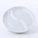 2-Sectional Porcelain Plate L