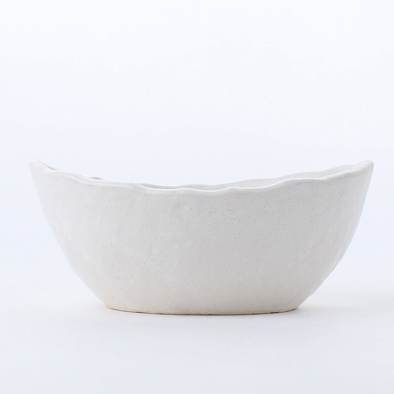 Oval Porcelain Deep Bowl
