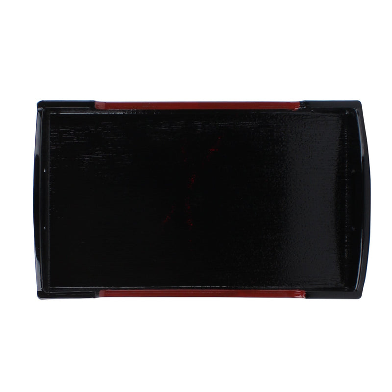 Black Bottom Vermilion Portable Tray L