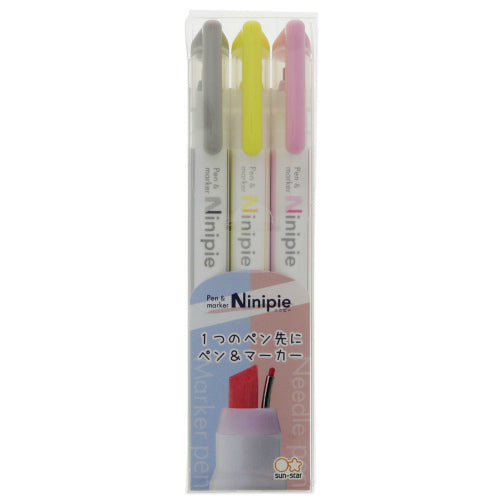 Sun-Star Ninipie Pen & Marker 3-piece set