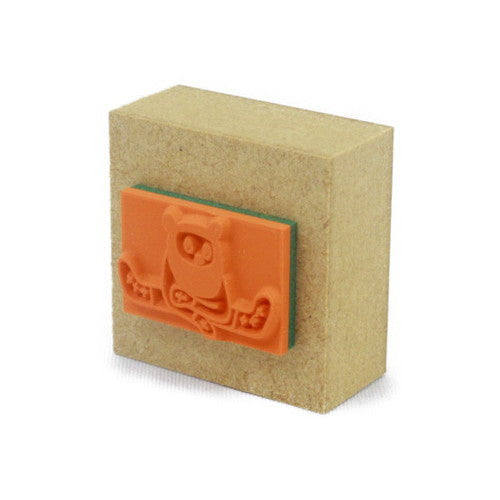 Sanby ANZ Tomoshibi Bowie 33mm Square Rubber Stamp