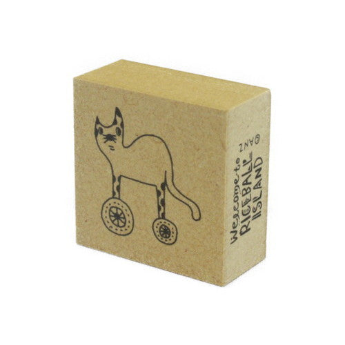 Sanby ANZ Bombo 33mm Square Rubber Stamp