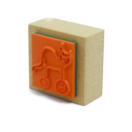 Sanby ANZ Bombo 33mm Square Rubber Stamp
