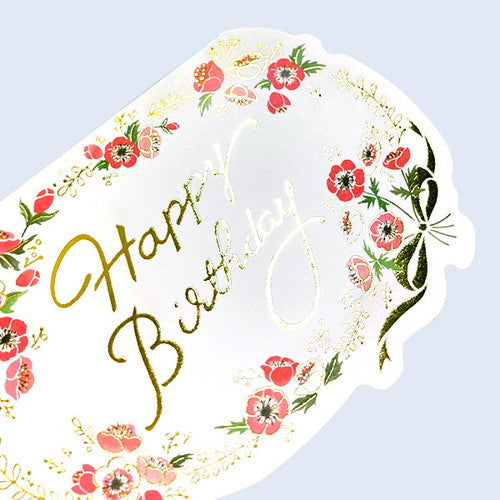 Chikyu Greetings Birthday Card Anemone