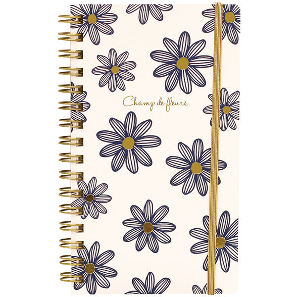 Pon Cadeaux Lab Clip Mon Chou Chou Slim Ruled Notebook with Band (160 Pages) White
