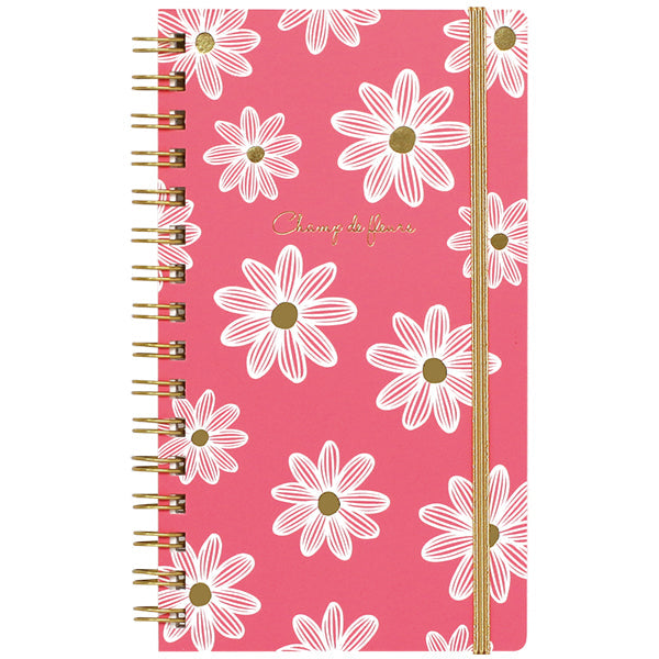 Pon Cadeaux Lab Clip Mon Chou Chou Slim Ruled Notebook with Band (160 Pages) Pink