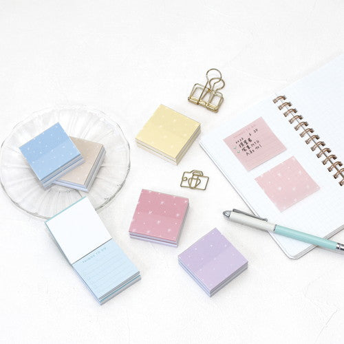  W47×H47×D19mm Polka Dots Sticky Notes C22-MTBF-GR