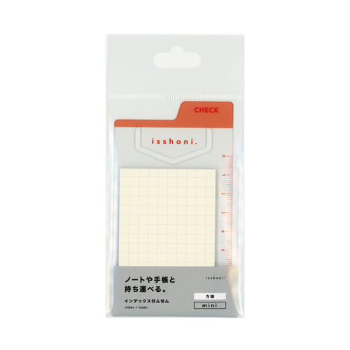 Sticky Notes (Mini/With Ruler/7.5x5cm (20 Sheets/Feuilles)/Daigo/SMCol(s): Red)
