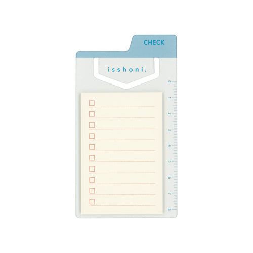 Sticky Notes (Mini/With Ruler/7.5x5cm (20 Sheets/Feuilles)/Daigo/SMCol(s): Blue)