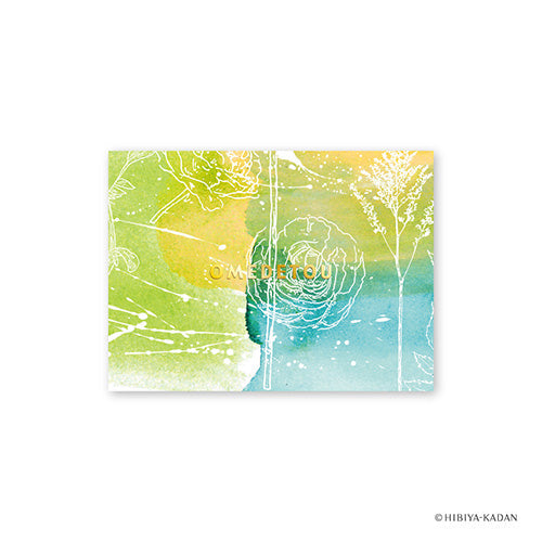 Daigo Greeting Card Hibiya Hanada Greeting Card Ranunculus 1